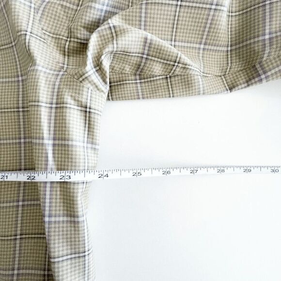 Eddie Bauer Mens Classic Fit Shirt Wrinkle & Stain Resistant Long Sleeve Brown L - Picture 7 of 7